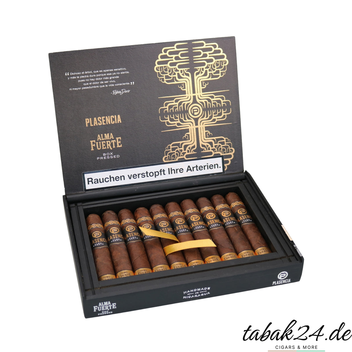Offene Kiste Plasencia Alma Fuerte Robusto Zigarren – 10 Stück im Boxpressed Format
