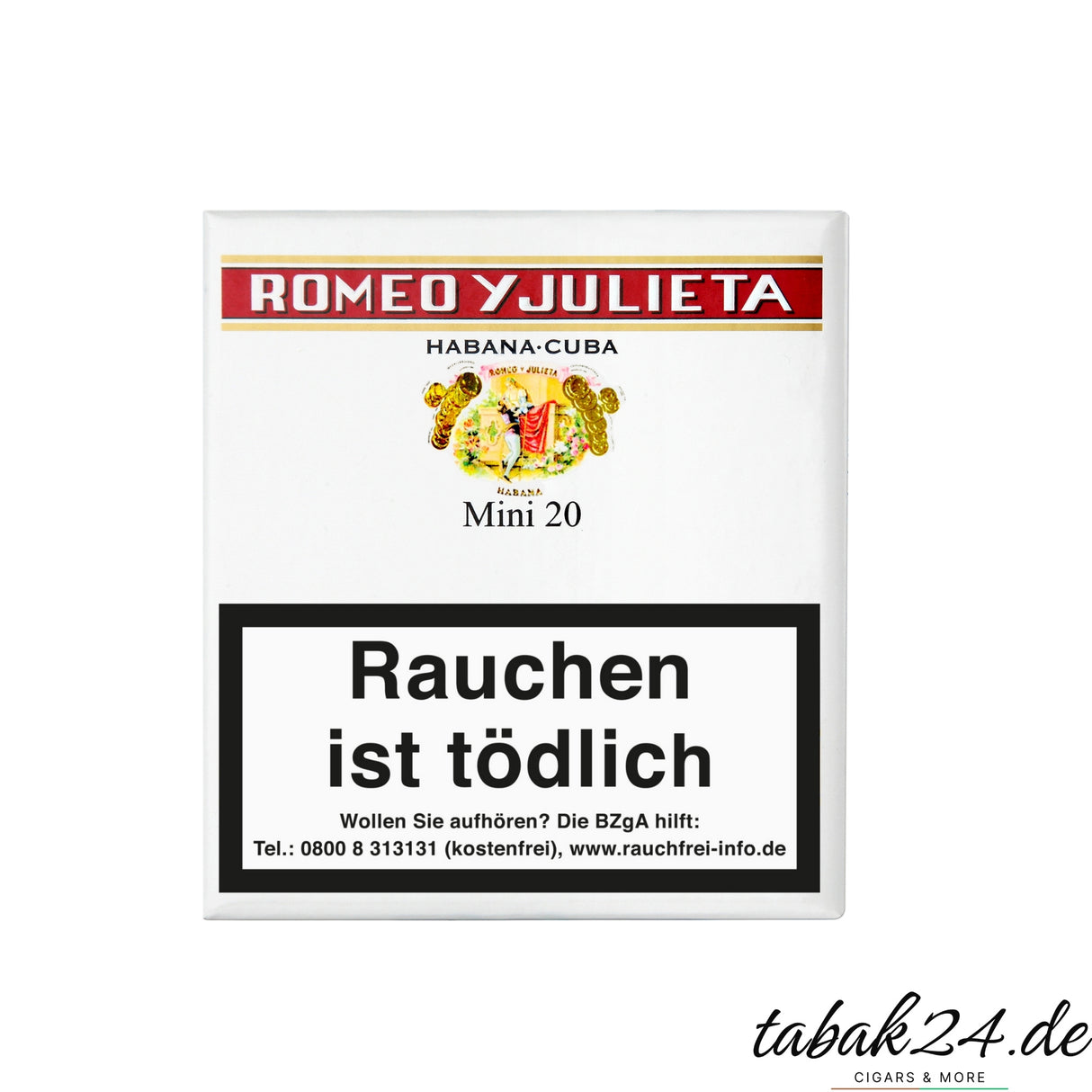 Romeo y Julieta Mini – kubanischer Kurzgenuss mit würzig-holzigen Aromen. Ideal für unterwegs oder die kleine Pause. Jetzt entdecken.