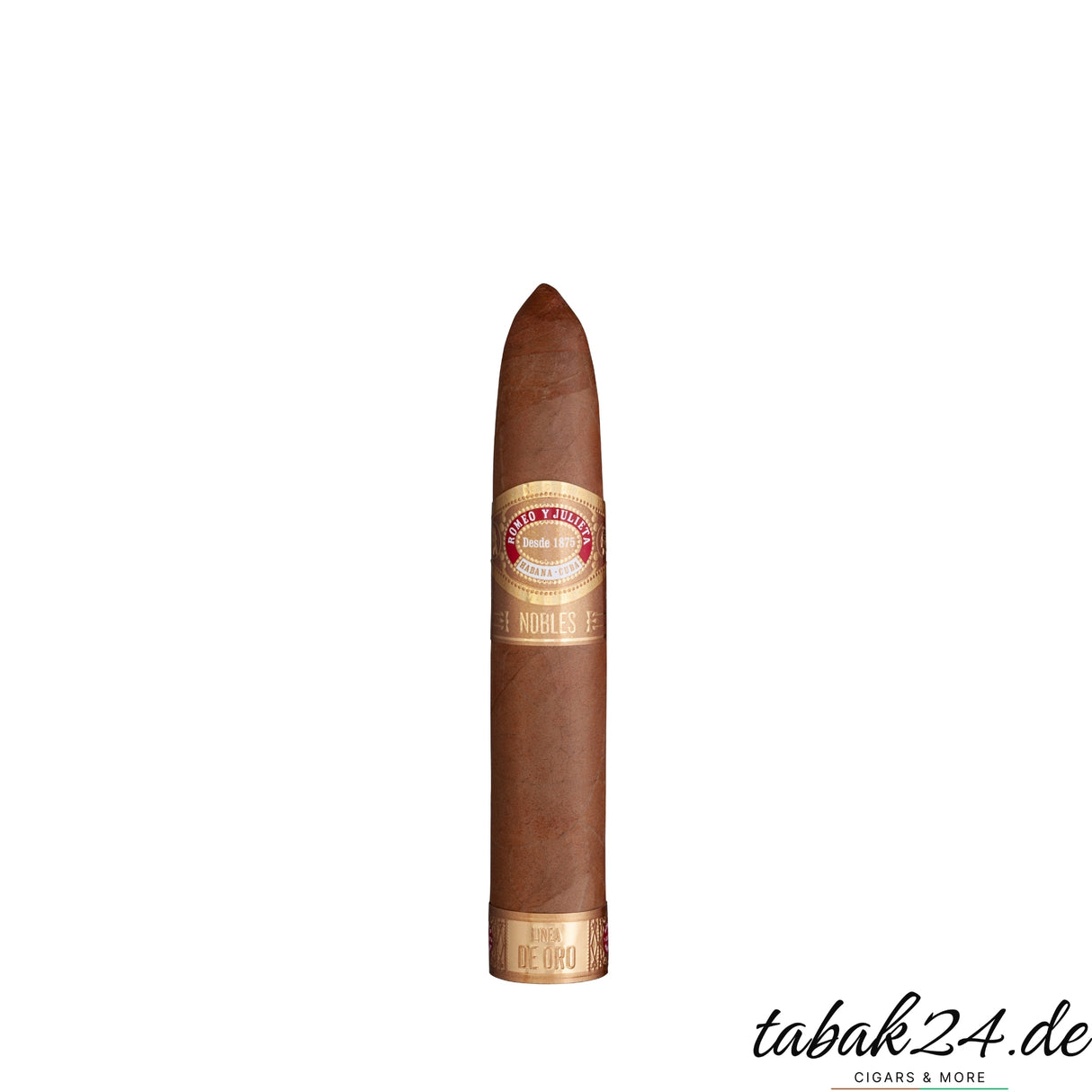 Romeo y Julieta Nobles Zigarre im Torpedo-Format mit goldener Bauchbinde
