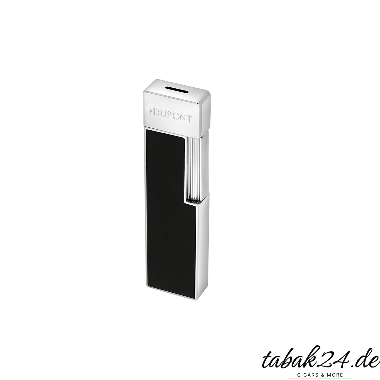 S.T. Dupont Twiggy schwarz silber Jetflamme Premium Feuerzeug