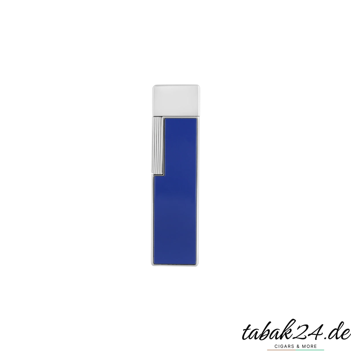 S.T. Dupont Twiggy blau silber Rückseite mit Metallkorpus