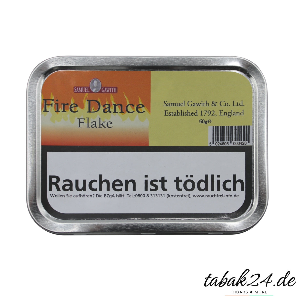 Samuel Gawith Fire Dance Flake Pfeifentabak, 50 Gramm Dose