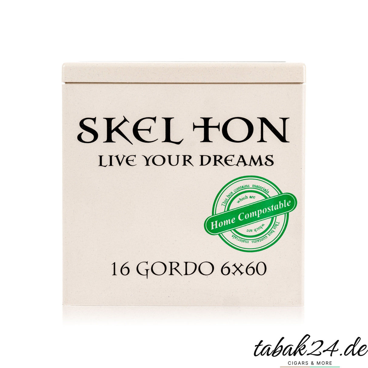 Skel Ton Live Your Dreams Gordo Zigarrenkiste mit 16 Stück Frontansicht