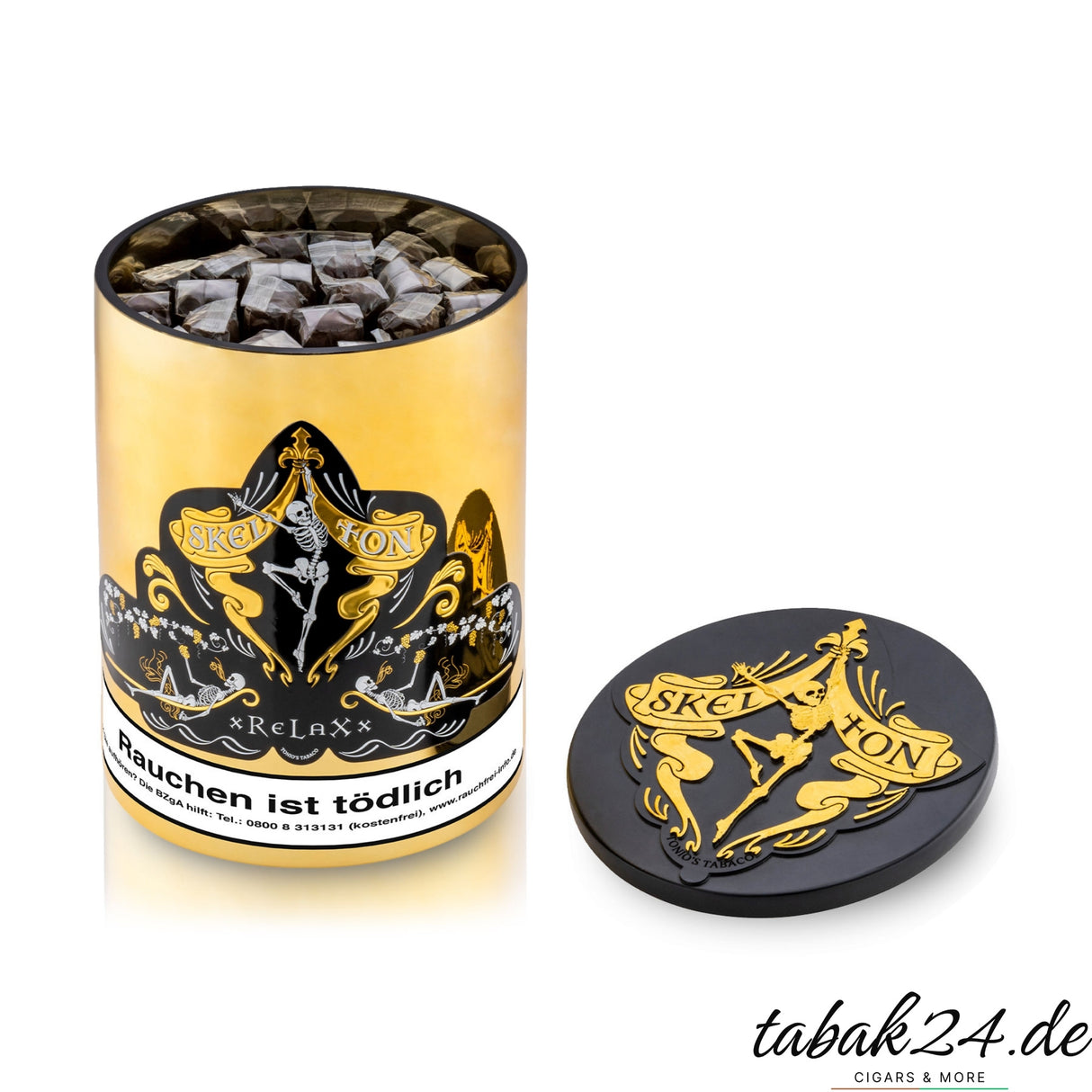 Skelton xReLaXx Robusto – geöffneter Jar mit Zigarren