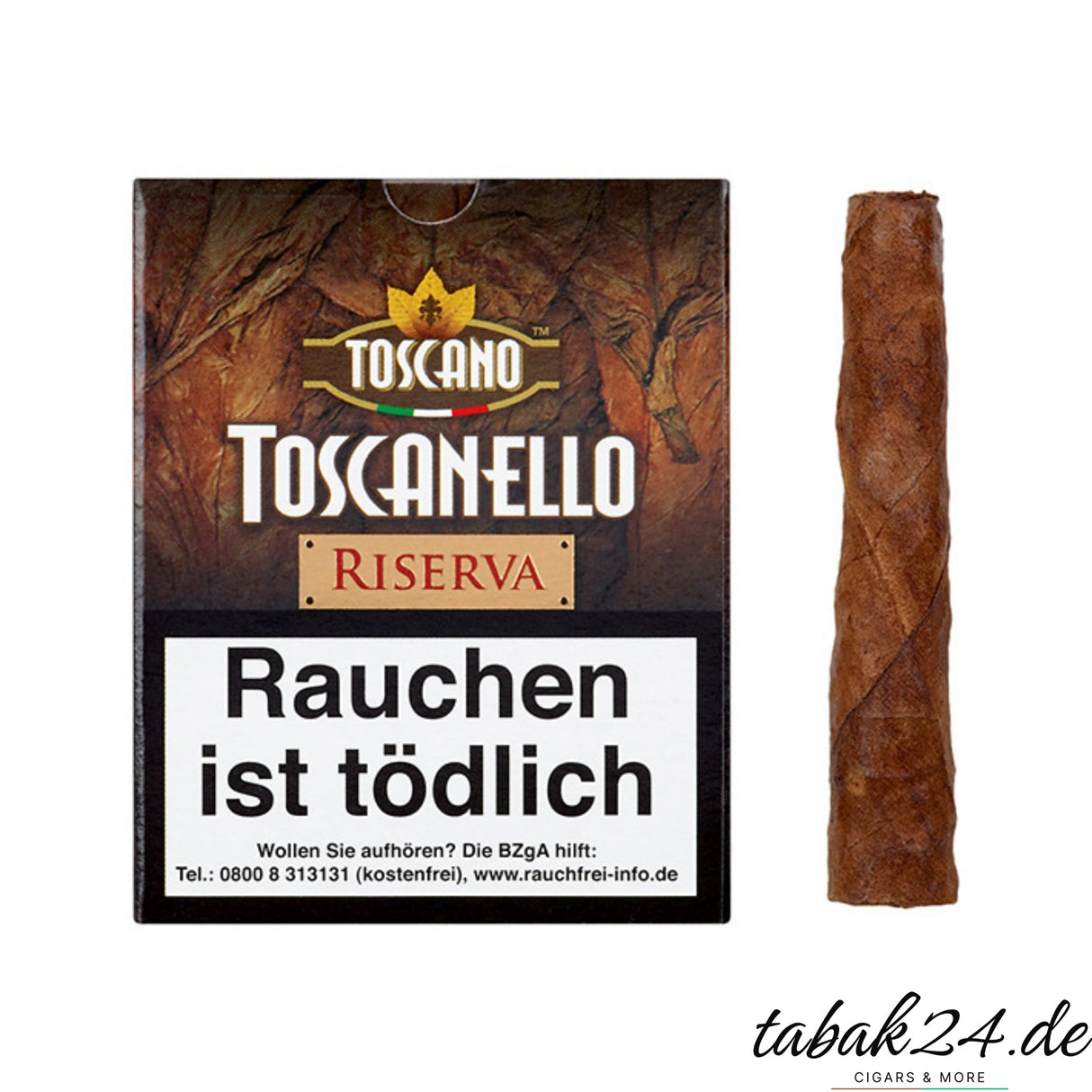 Toscanello Riserva Caffè – kräftige Short Zigarre mit intensivem Kaffeearoma