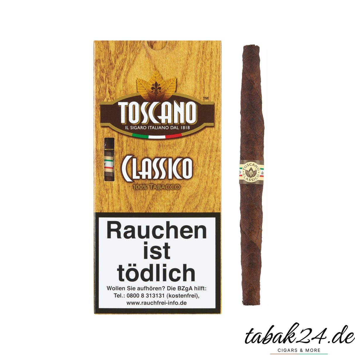 Toscano Classico – italienische Kentucky-Zigarre mit rustikalem Charakter