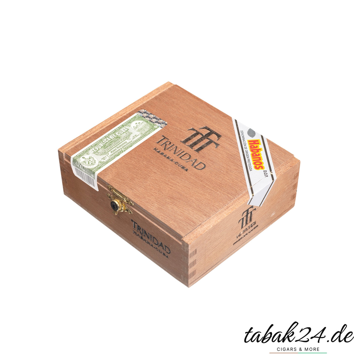 12er-Kiste Trinidad Reyes Zigarren seitlich dargestellt