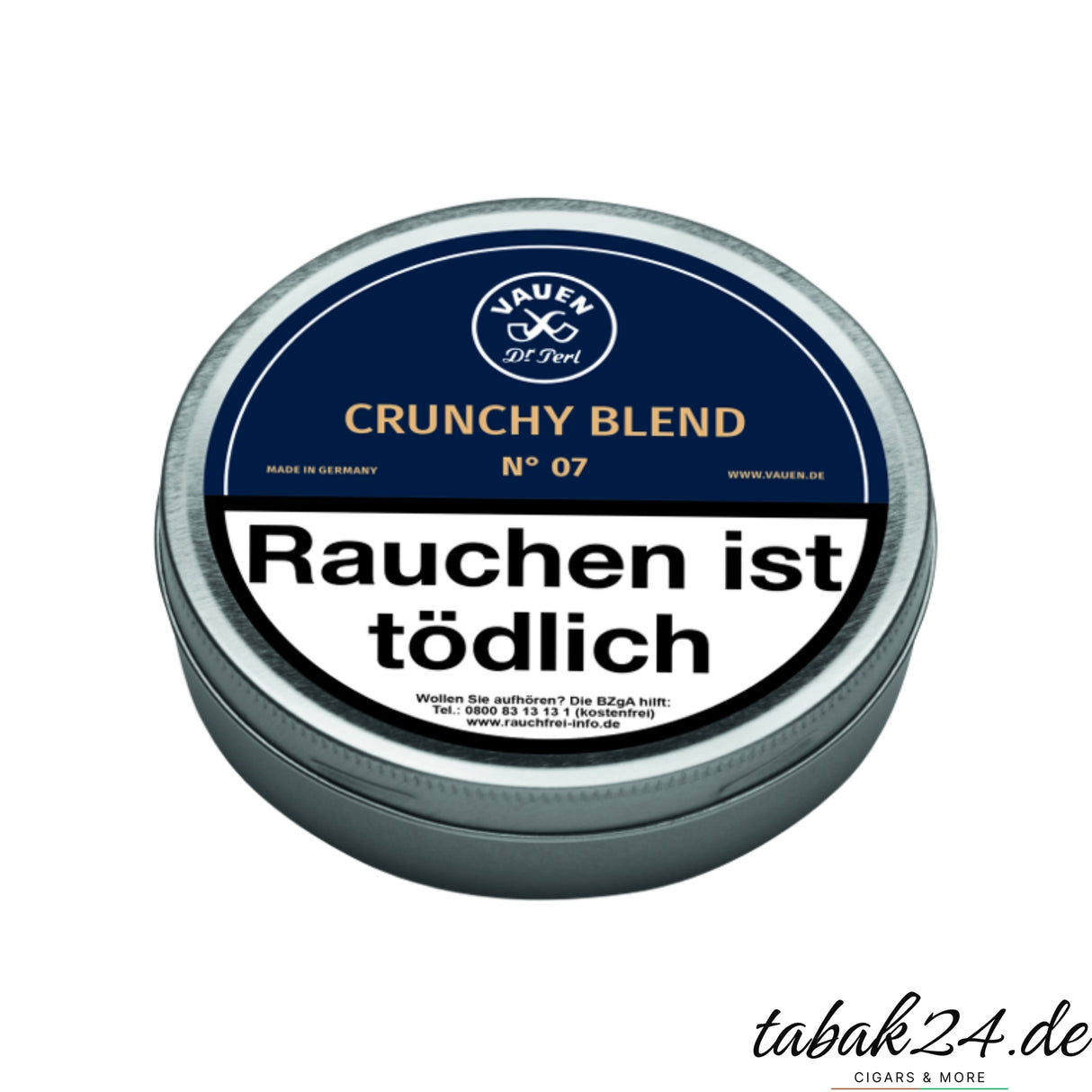 VAUEN Crunchy Blend No. 7 Pfeifentabakdose mit Walnuss-Vanille-Aromen
