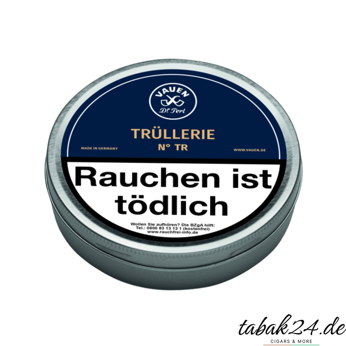 VAUEN Trüllerie No. TR Pfeifentabakdose mit klassischem Design