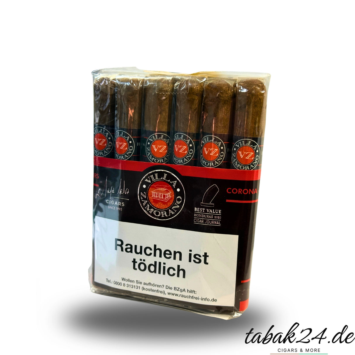 Villa Zamorano Classic Corona Bundle 20 – preiswerte Zigarren aus Honduras bei tabak24.de