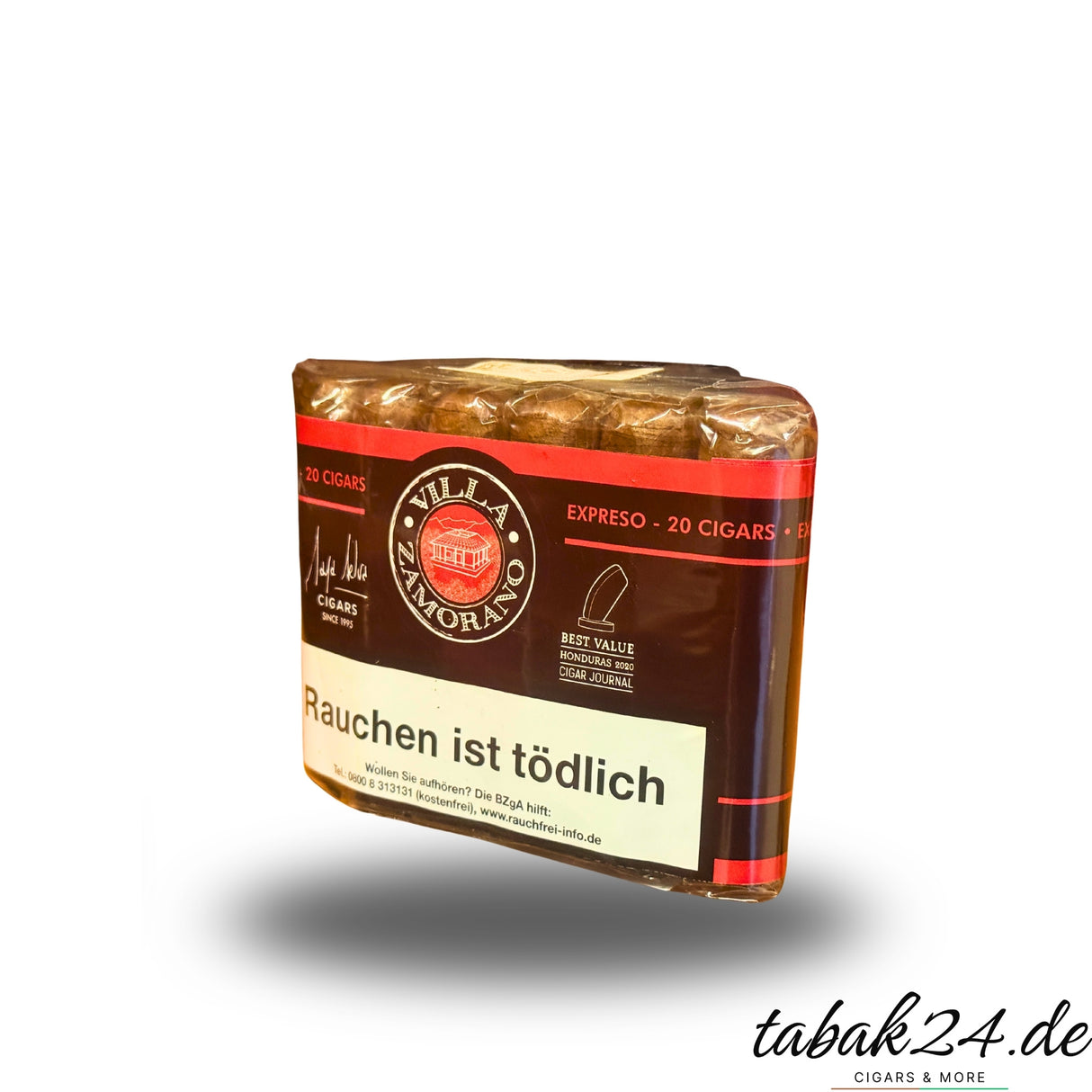 Villa Zamorano Classic Expreso – Bundle mit 20 Zigarren im handlichen Format, Honduras