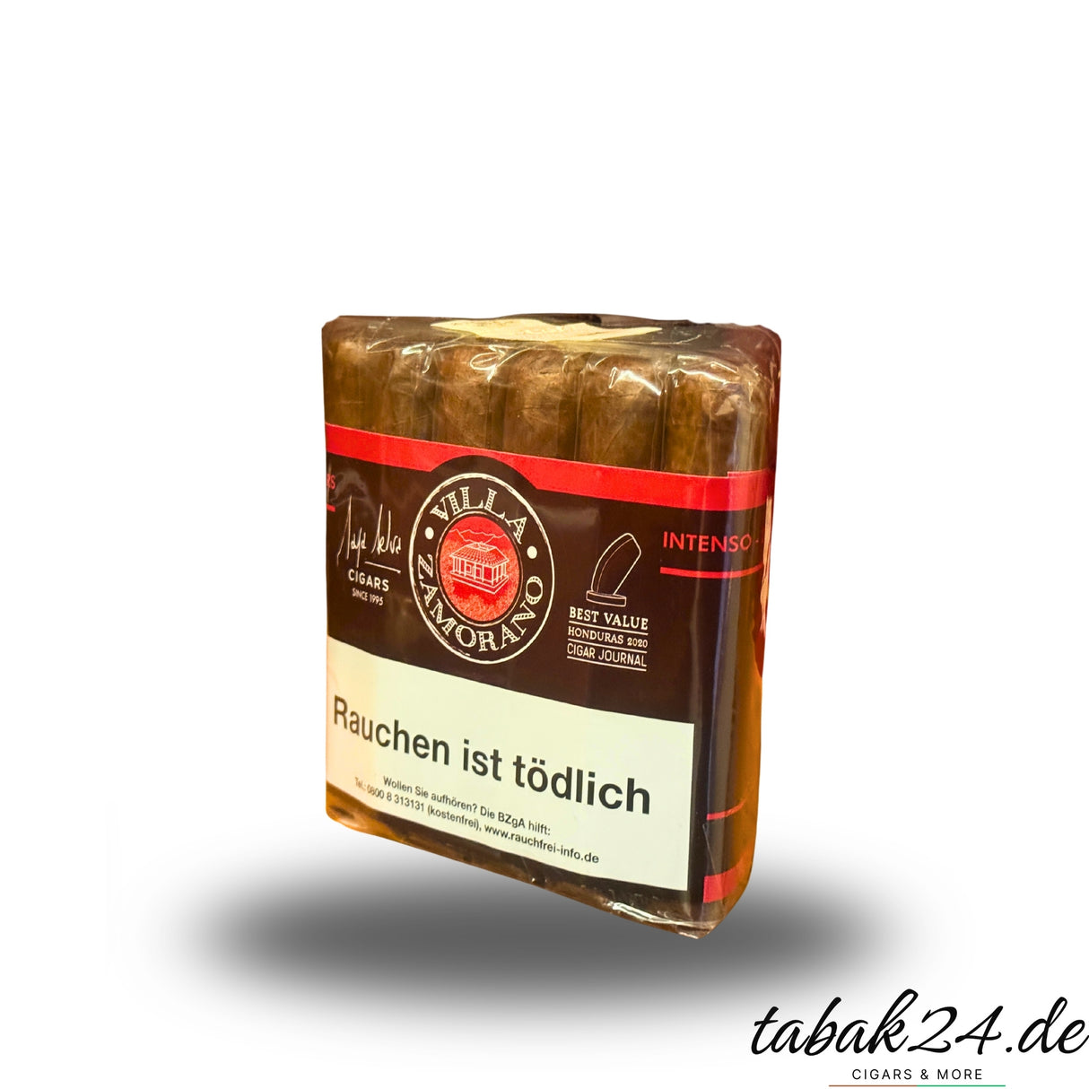 Villa Zamorano Intenso Zigarren Bundle mit 20 kräftigen Short Robustos