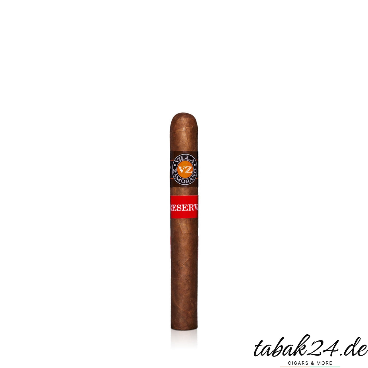 Villa Zamorano Reserva Corona mit rotem Reservaband im schlanken Format