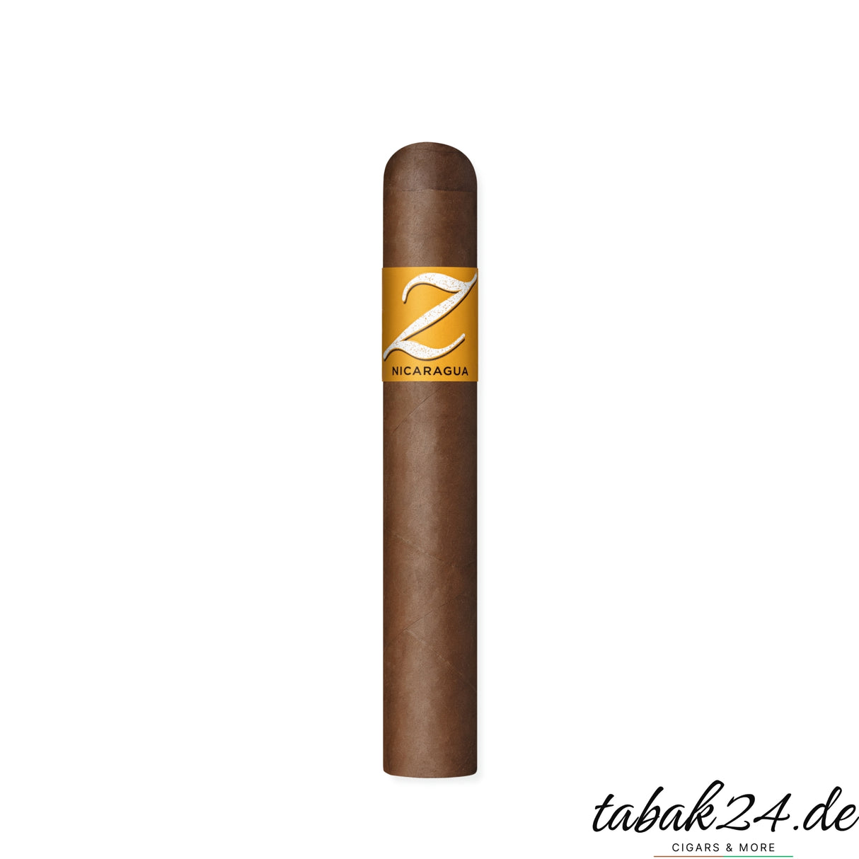 Zino Nicaragua Gordo Einzelzigarre im XL-Format auf weißem Hintergrund