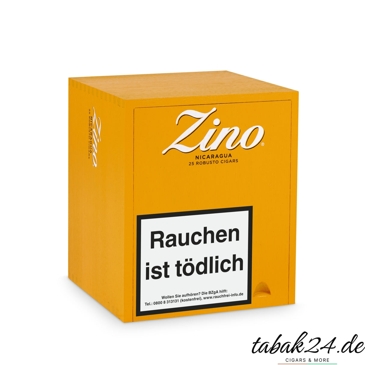 Zino Nicaragua Robusto 25er Box im klassischen Zigarrenkistendesign