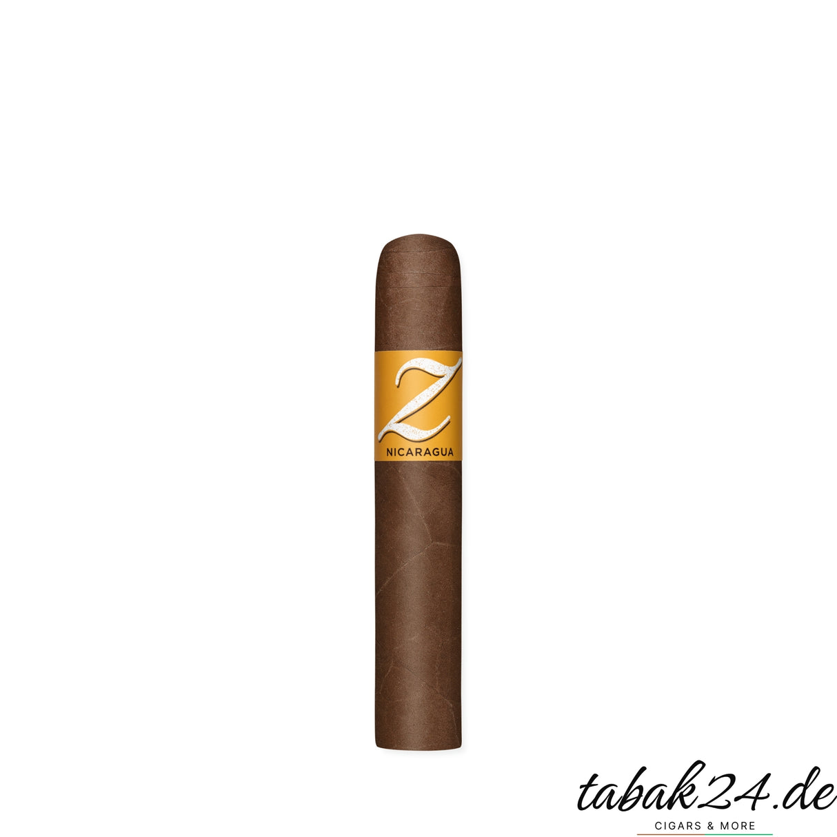 Zino Nicaragua Robusto Zigarre mit goldener Bauchbinde auf weißem Hintergrund