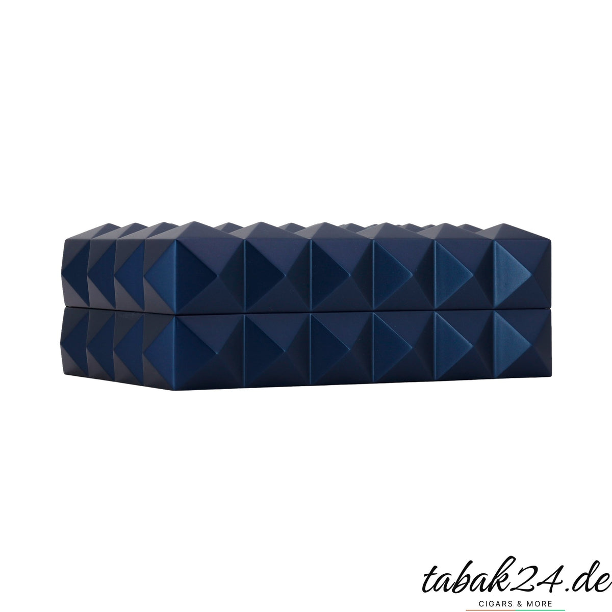 Colibri Desktop Humidor Quasar blau, geschlossen