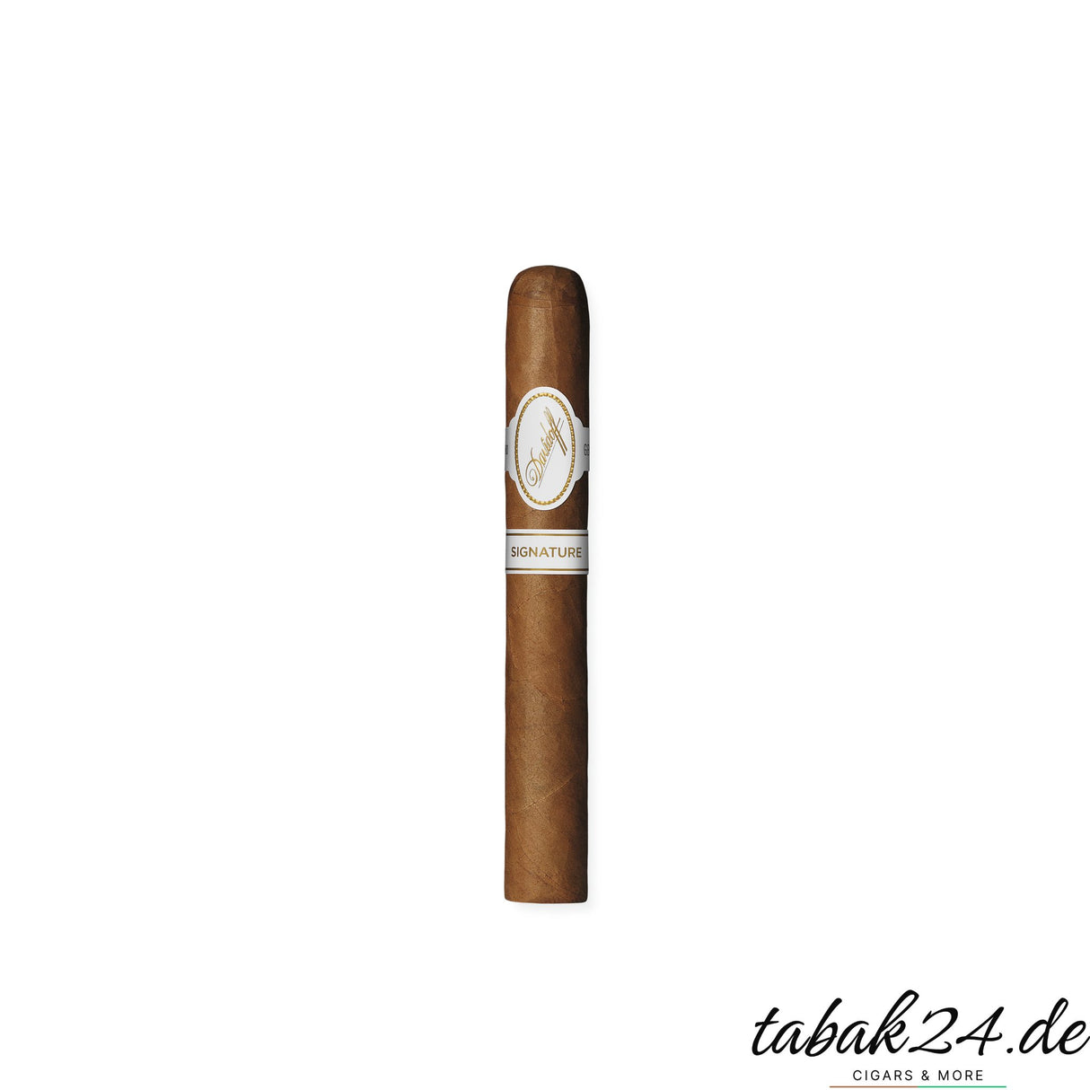 Davidoff Signature 2000 Einzelzigarre im Corona-Format vor weißem Hintergrund