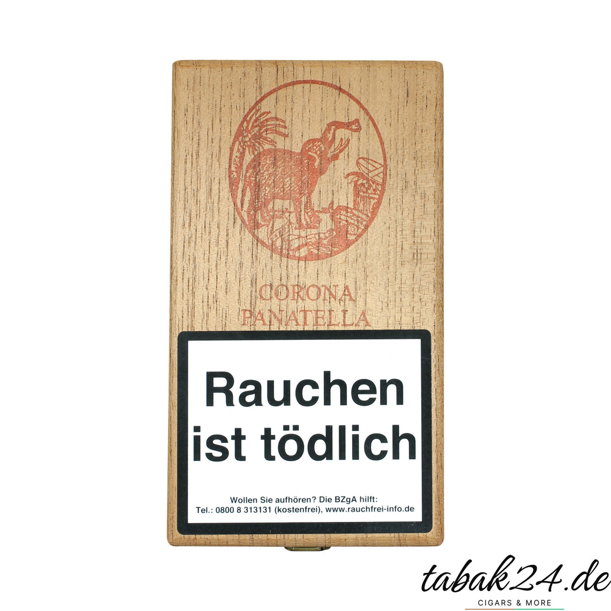 De Olifant Corona Panatella Zigarillo 10er Imperial Holzkiste mit Elefantenlogo