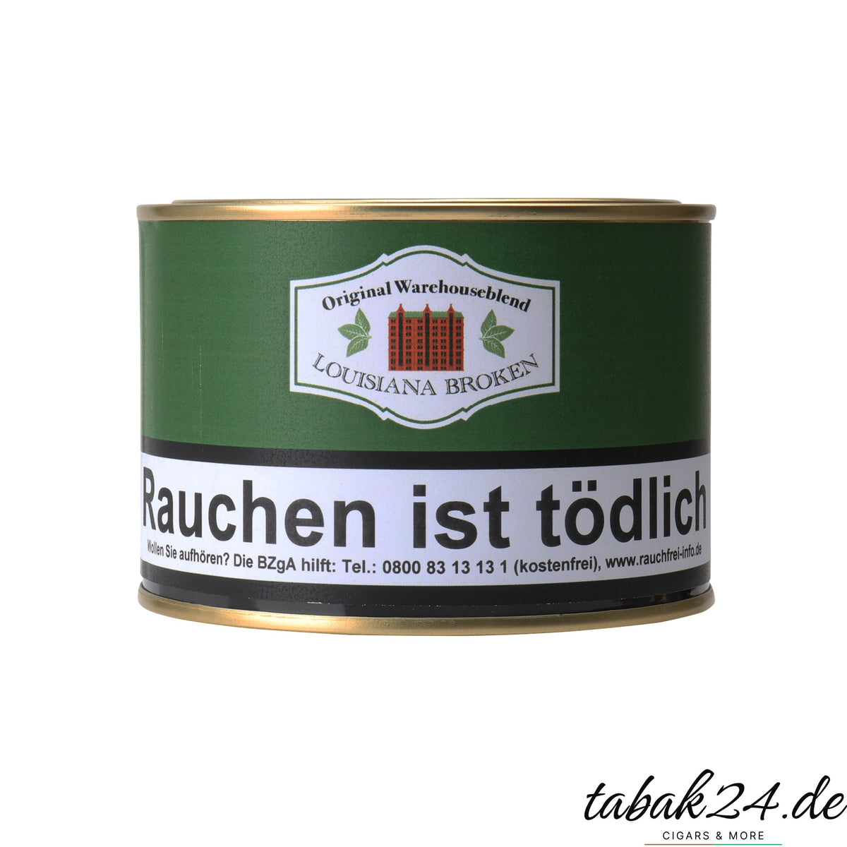 HU Tobaccos Louisiana Broken Pfeifentabak – 100g Dose