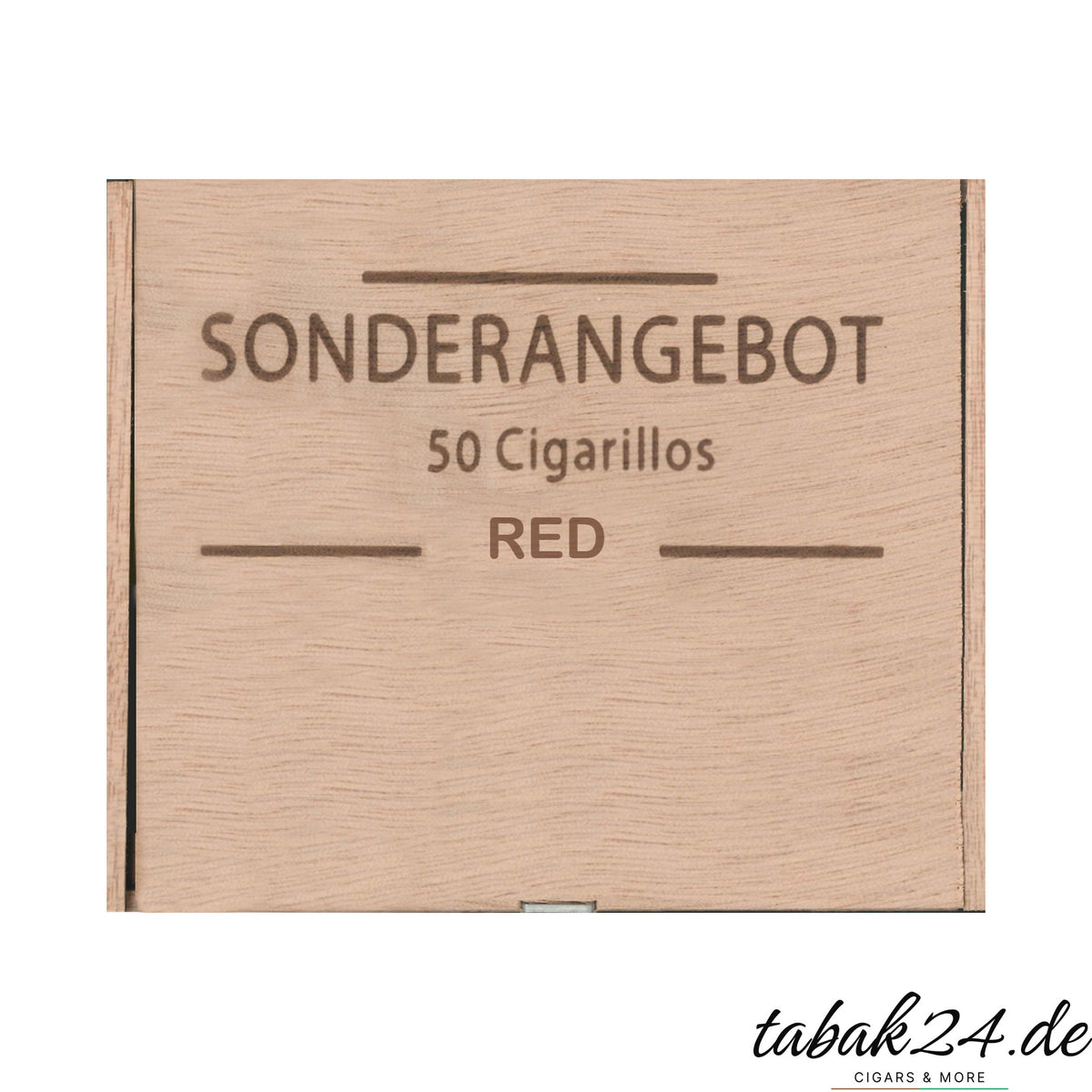 Sonderangebot Red Cigarillos – 50er Holzkiste mit Deckel
