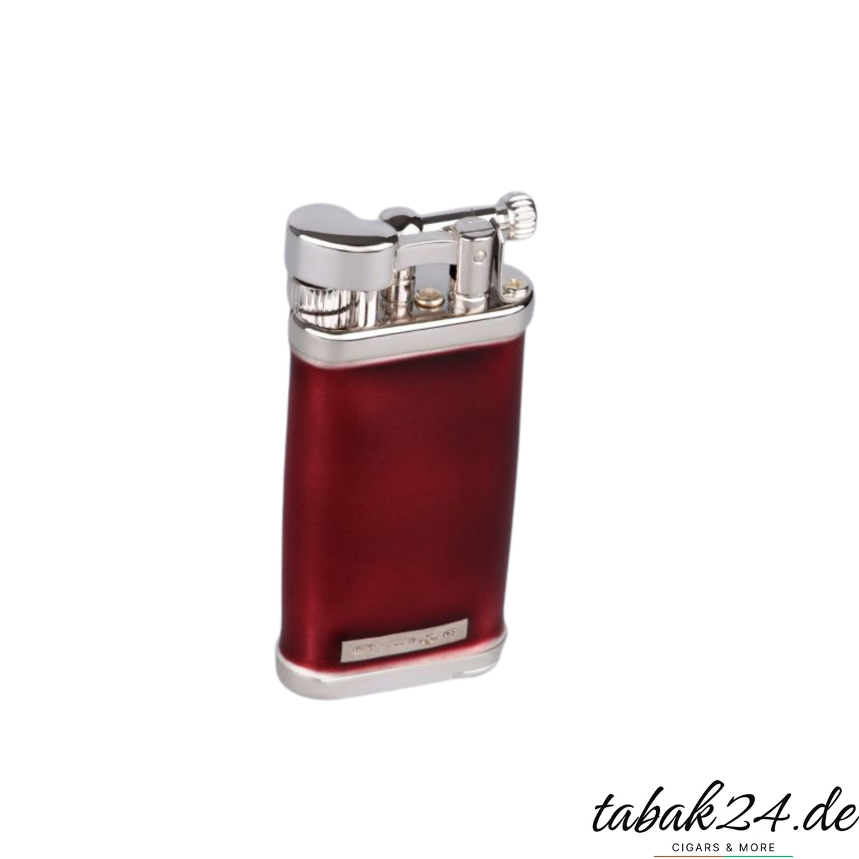 Sillem's Old Boy Pfeifenfeuerzeug 1186R Emaille Rot – Rückseite