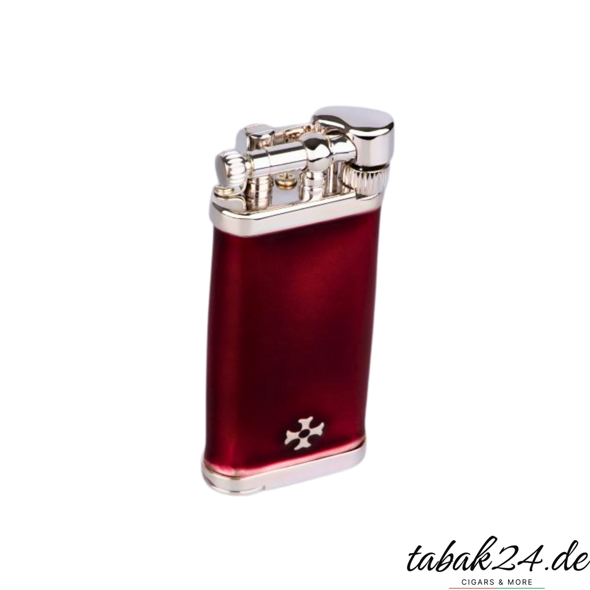 Sillem's Old Boy Pfeifenfeuerzeug 1186R Emaille Rot – Hauptansicht