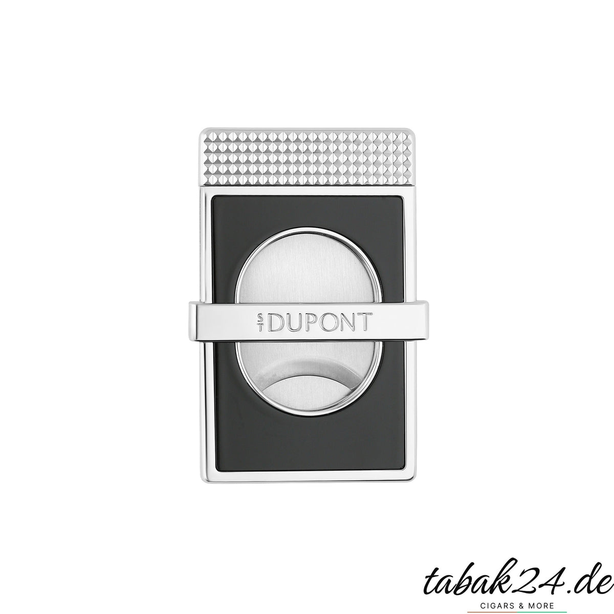 S.T. Dupont Perfect Cut Zigarrenschneider Slim Chrom – Vorderansicht