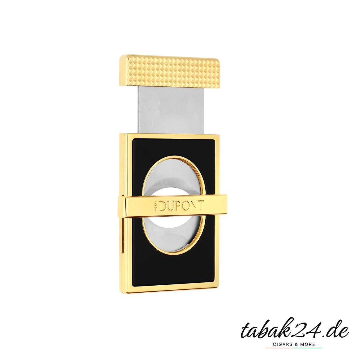 S.T. Dupont Perfect Cut Zigarrenschneider Slim Gold – geöffnet