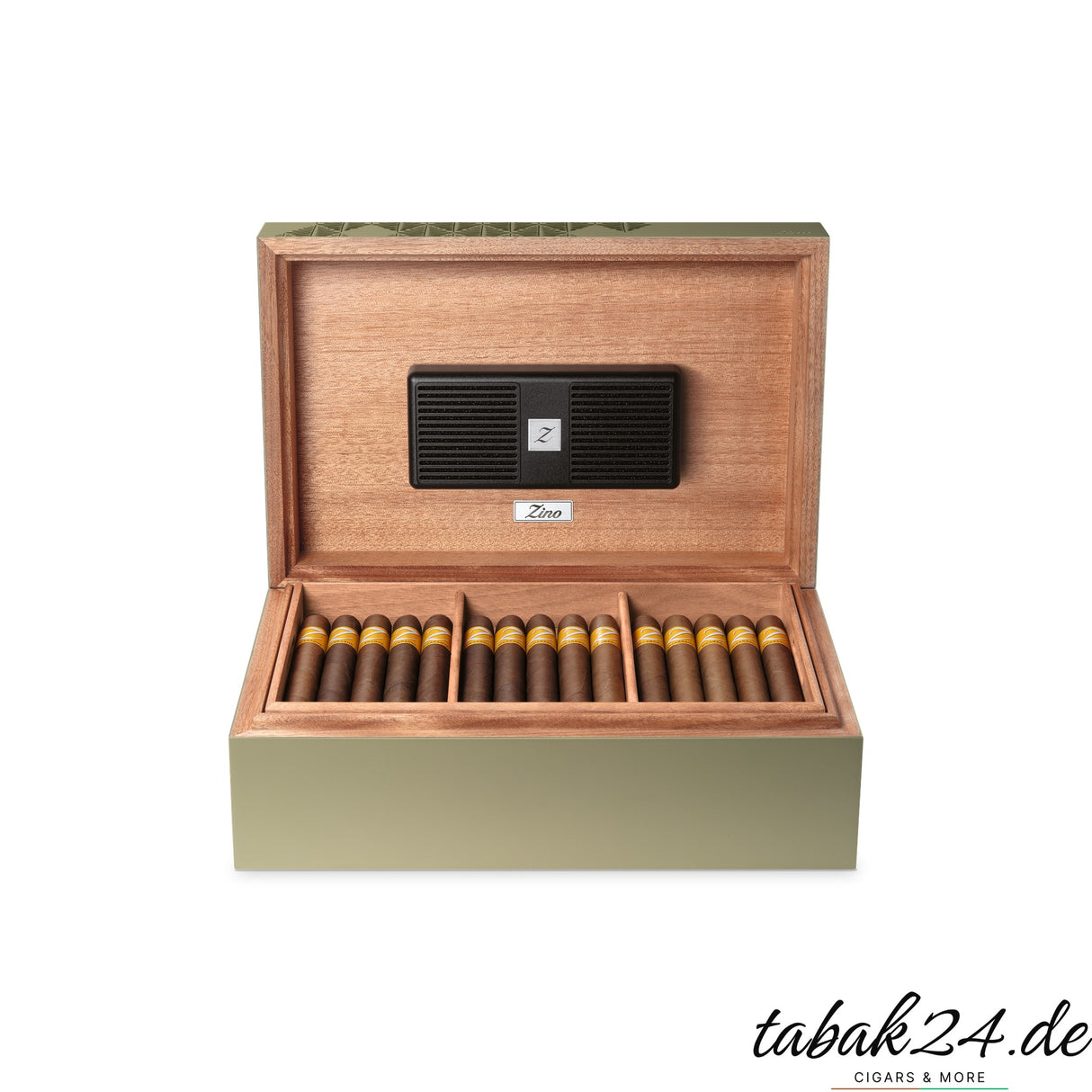 Zino Humidor Z80 Z-Collection – Geöffneter Humidor Draufsicht