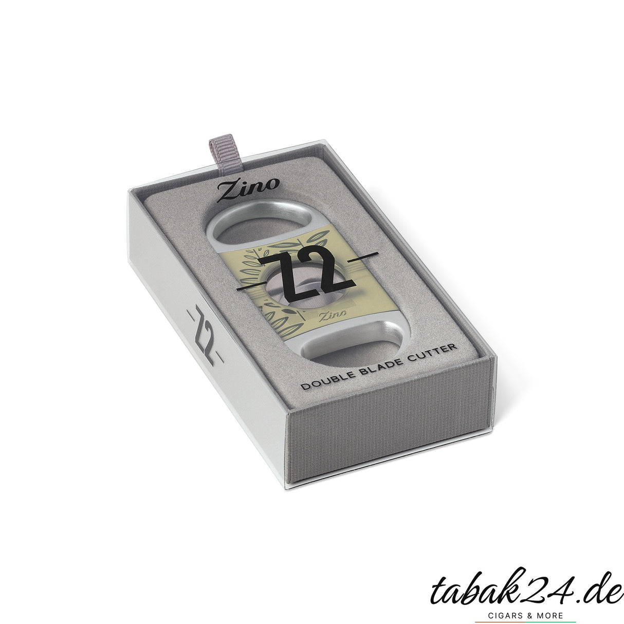 Zino Zigarrenabschneider Guillotine Z-Collection – Detailansicht Doppelklinge