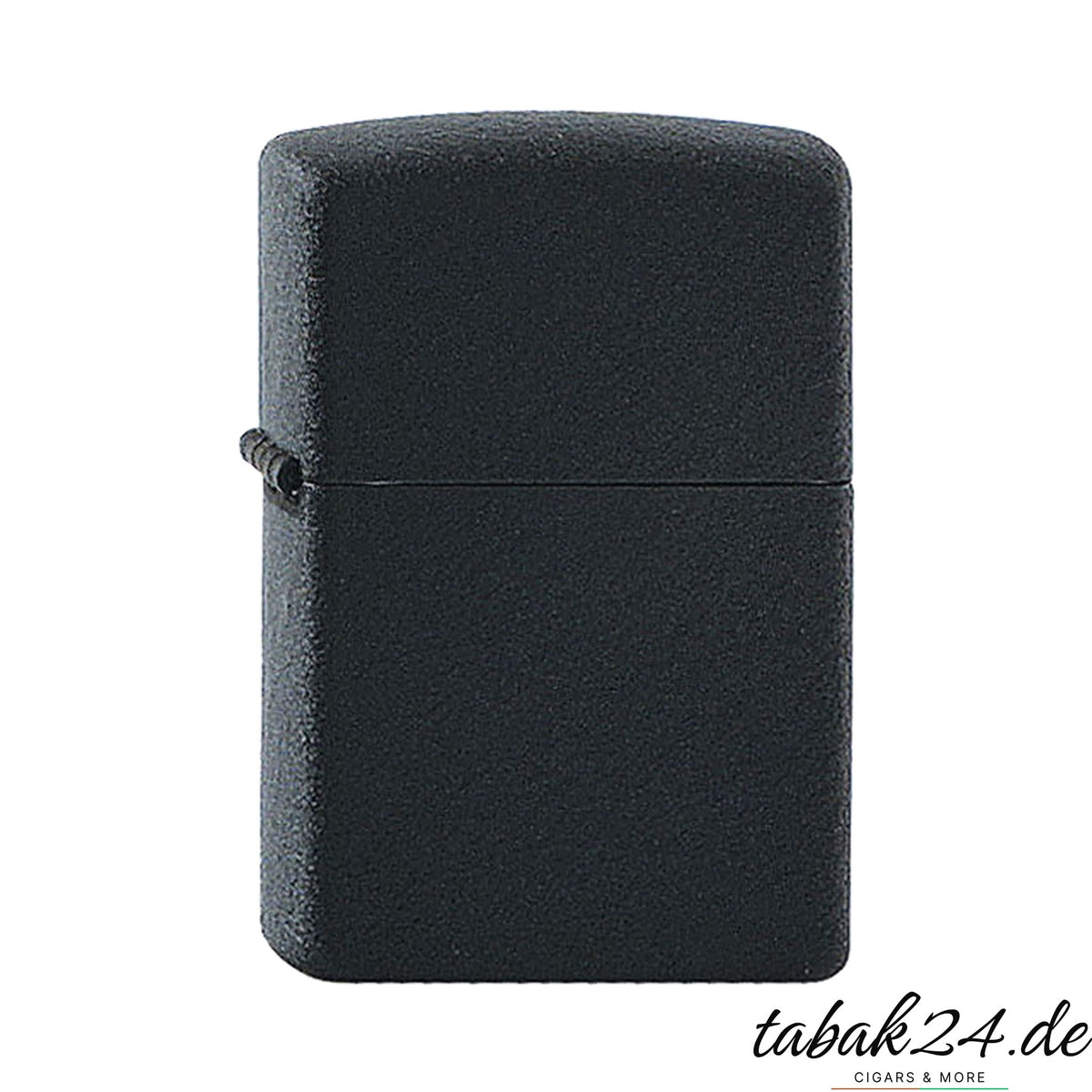 Zippo Feuerzeug Black Crackle – Sturmfeuerzeug mit Strukturlack