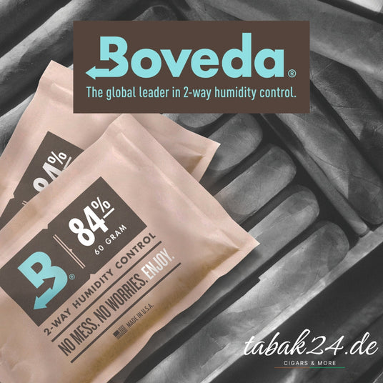 Boveda Humidity Packs im Humidor – 2-Wege-Befeuchtung für Zigarren mit 84 Prozent, sechzig Gramm