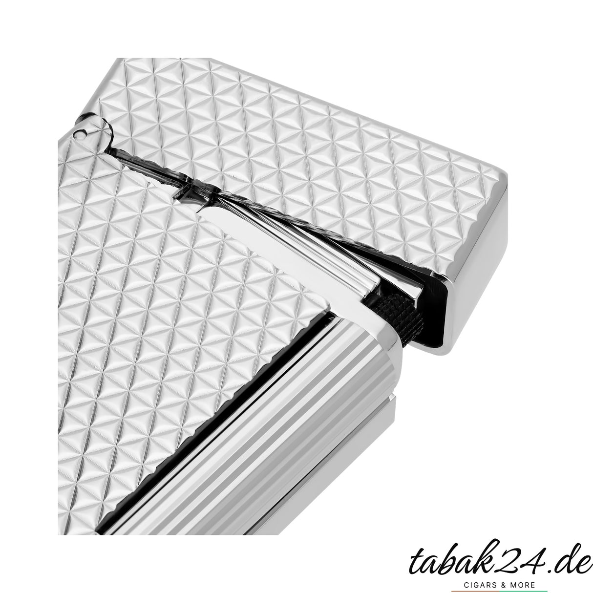 S.T. Dupont Initial Cube 020820 Palladium – Nahaufnahme Cube-Muster
