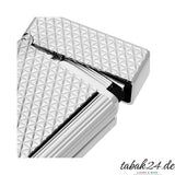 S.T. Dupont Initial Cube 020820 Palladium – Nahaufnahme Cube-Muster