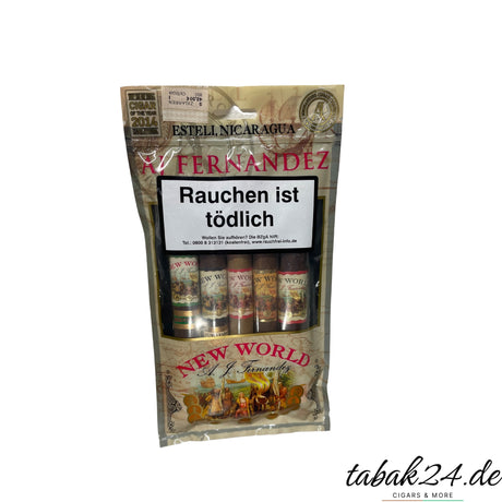 AJ Fernandez New World Sampler im wiederverschließbaren Freshpack mit 5 Zigarren