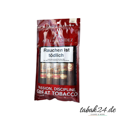 AJ Fernandez Robusto Sampler im Freshpack mit fünf Zigarren – luftdicht & hochwertig