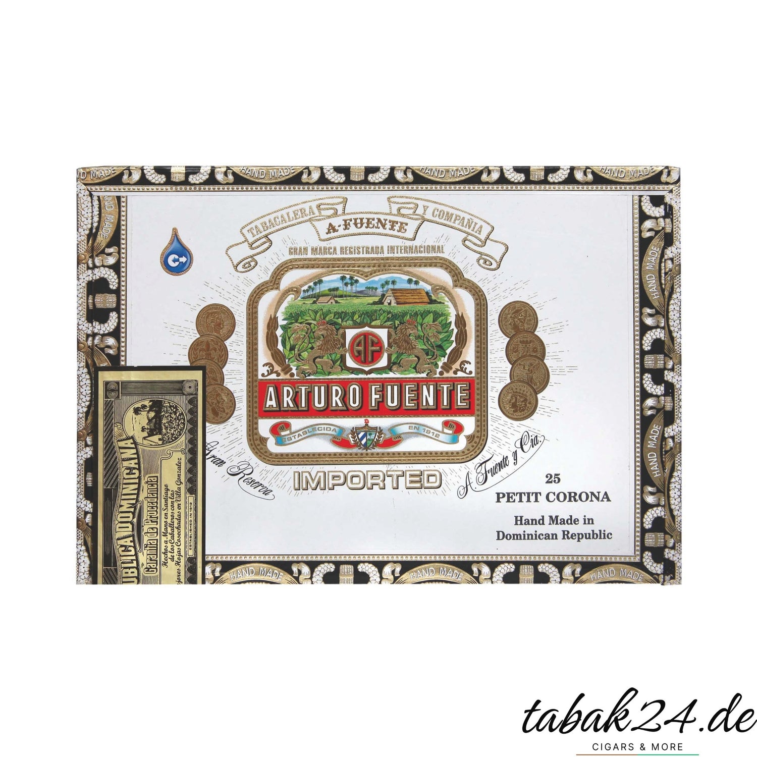 Zigarrenkiste Arturo Fuente Petit Corona mit 25 milden Longfillern
