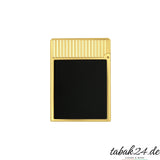 S.T. Dupont Ligne 1 Feuerzeug C14120 Vertical Line Noir Laque Gold – Rückseite