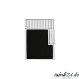S.T. Dupont Ligne 1 Feuerzeug C14121 Vertical Line Noir Laque Palladium – Hauptansicht