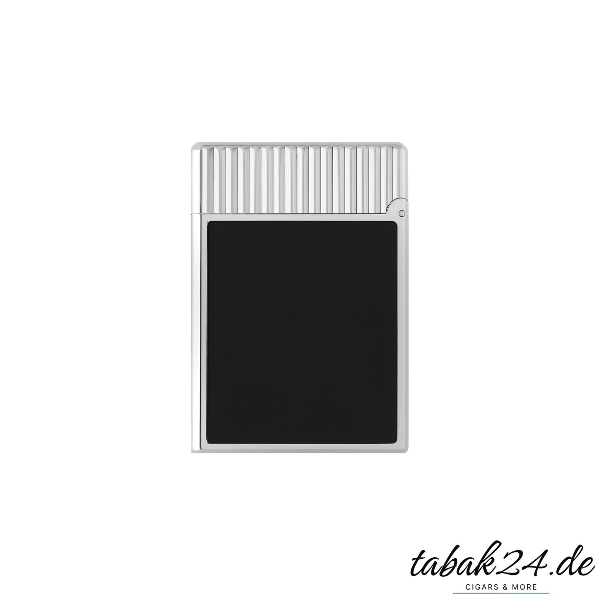 S.T. Dupont Ligne 1 Feuerzeug C14121 Vertical Line Noir Laque Palladium – Rückseite