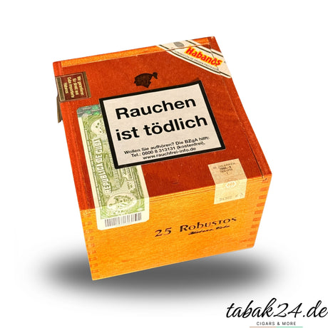 Eine Kiste mit 25 Kubanischen Cohiba Robusto Zigarren