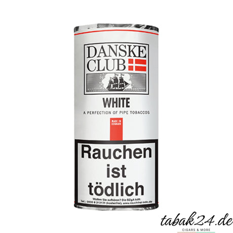 Danske Club White 50g Pfeifentabak im Pouch mit mildem Aroma