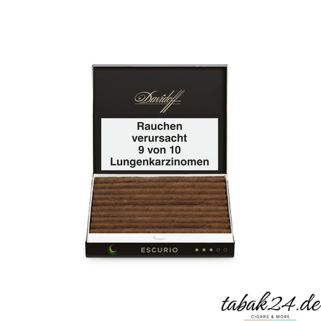 Davidoff Mini Cigarillos Escurio offene Packung mit Inhalt