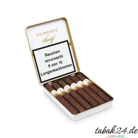 Primeros Dominican Maduro geöffnete Dose – 6 Zigarren mit dunklem Deckblatt