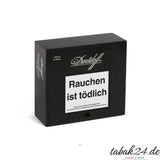Davidoff Puro Dominicano Short Robusto 12er Holzkiste geschlossen, schwarzes Hecho a Mano Design