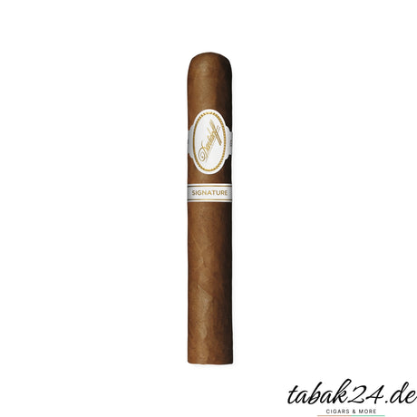 Davidoff Signature Toro Einzelzigarre mit edlem weißen Zigarrenring