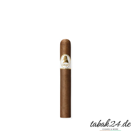 Davidoff Petit Corona Zigarre mit weiß-goldenem Churchill-Ring