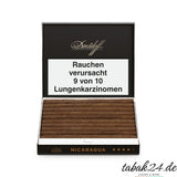 Geöffnete Packung Davidoff Mini Cigarillos Nicaragua mit Inhalt