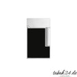 S.T. Dupont Ligne 2 Feuerzeug C16602 Noir Mat Palladium – Vorderansicht